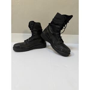 Mens Vintage Grunge Style Safety Toe Size 11.5 Black Bellville Combat Boots